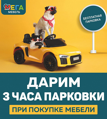 Дарим 3 часа парковки
